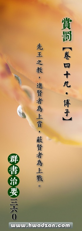 先王之教 進賢者為上賞 蔽賢者為上戮 數位法寶 數位圖書館 華藏淨宗弘化網